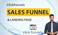 design clickfunnels sales funnel landing page