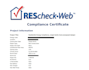 fill comcheck, rescheck energy compliance reports