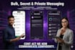 develop bulk messaging app, sms messaging app, secret chat app, private chat app
