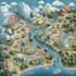 do map design for custom events, festivals, and vector map illustrations