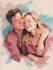 design couple portrait wedding portrait