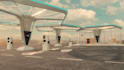 do 3d ev charging station design, gas station, petrol station design