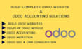 develop build odoo website odoo CRM, setup odoo accounting customize odoo studio