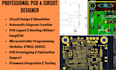 do pcb design, circuit schematics, arduino coding, and esp32 firmware solutions
