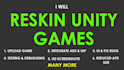 reskin unity game for android ios and publish on store