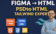 convert figma to HTML, PSD, xd to HTML, CSS, js and react responsive