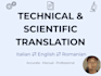 translate technical and scientific documents