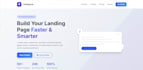 create a high quality responsive landing page with clean UI design