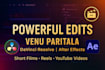 edit dramatic reels with high effects, transitions and beat sync
