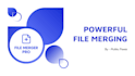 provide desktop tool to merge CSV and excel files automatically
