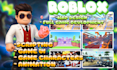 do full roblox game, low poly map environment, roblox character and animations