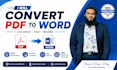 convert PDF to word