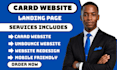 converting carrd landing page, unbounce website setup, beehiiv setup, instapage