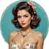 draw retro glamour pin up creations