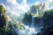 fantasy landscape art concept lost