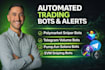 build polymarket bot, telegram bot, spx trading volume bot, algo trading bot