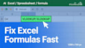 fix your excel vlookup or xlookup errors in minutes