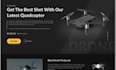build wedding drone photography videographer shooting portfolio booking website