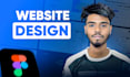 design your figma website, landing page, uiux, or mockups