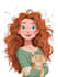 make a disney children cartoon illustration