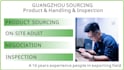 handling the product sourcing and inspection at guangdong