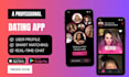 build dating app like tinder, bumble, hinge, flutter app, match making app
