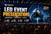 design premium led screen visuals for product launches and corporate event