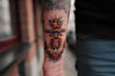 make old school style tattoo design