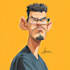 draw artistic cartoon caricatures