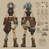 character concept art and character design