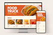 create a menu driven wix website for food trucks