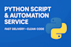 create a python script for you