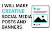 create trending and modern social media posts for brands for