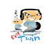 design mascot cartoon evil twin logo