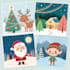 create cute christmas cards and illustrations