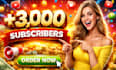 grow youtube 3,000 subscribers fastest way