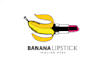 make creative makeup artist arrow lipstick logo design
