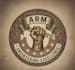 design a vintage arm logo