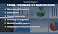 build excel pivot tables and interactive dashboards for sales