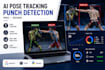 develop MMA,boxing ai pose tracking punch detection system in opencv yolo python