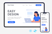 develop responsive react UI with HTML, CSS, js