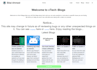 do blogging website development