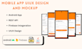 design your android app UI UX with a modern and clean look using mdc android