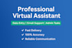 be your virtual assistant for data entry, scheduling, and excel tasks