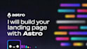 build your landing page with astro
