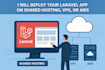 deploy your laravel app on shared hosting, vps, or AWS