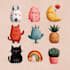 draw cute doodles illustrations for you