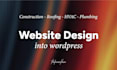 design construction, contractor, roofing, hvac, plumbing website with SEO