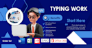 do data entry typing work job, copy paste, excel data entry