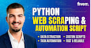 write a python web scraping and automation script